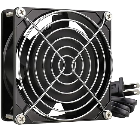 GDSTIME AXIAL 9225 Muffin Fan, 120V AC 92mm x 25mm, Dual Ball Bearing