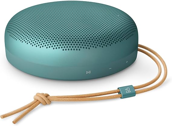 Bang & Olufsen Beosound A1 3rd Gen Portable Waterproof Bluetooth Speaker with 3 Microphones, Cradle to Cradle (C2C) Certified, Eucalyptus Green