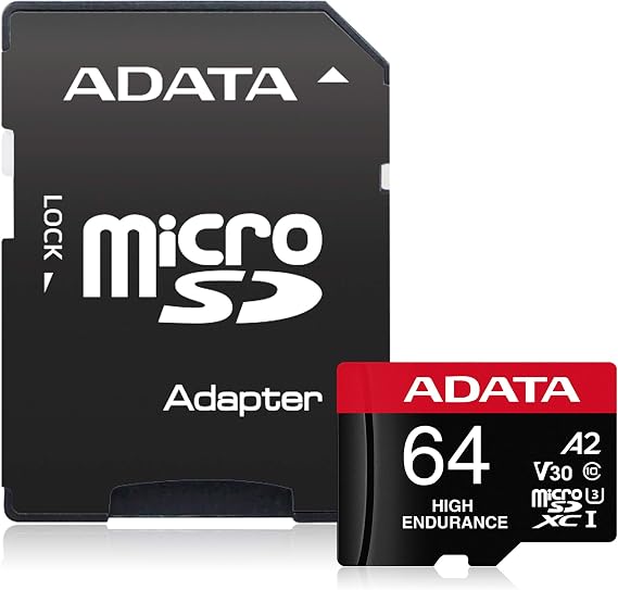 HIGH Endurance 64GB SPEICHERKARTE Class 10, UHS-I U3, V30, A2