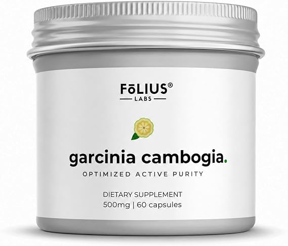 FOLIUS LABS Clean Label Pure Garcinia Cambogia Extract Supplement 500mg