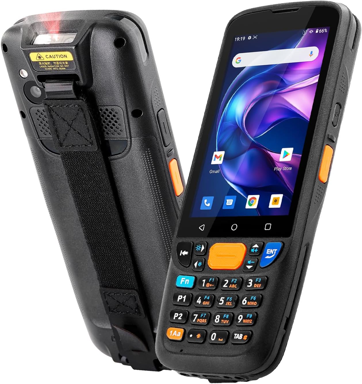 NETUM Android 11 Handheld Barcode Scanner Q500, 464GB Mobile Computer, Honeywell HS7 1D 2D Bar Code Scan Engine, 4"Touchscreen with 23 Keys, IP67 Wi-Fi 4G BT NFC PDA for Inventory Warehouse, Retails