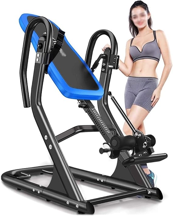 Inversion Table, Folding Inversion Table Inversion Machine, 3-Angle Adjustable Control Pin, Fitness Reflexology Equipment for Back Therapy