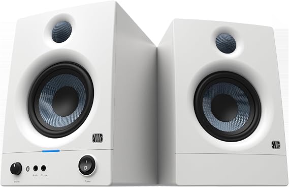 PreSonus Eris 4.5BT White 4.5-inch Media Reference Monitors with Bluetooth Wireless Technology