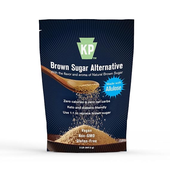 Allulose Brown Sugar Substitute 2lb, Keto Sweetener, Zero Net Carbs Non-GMO