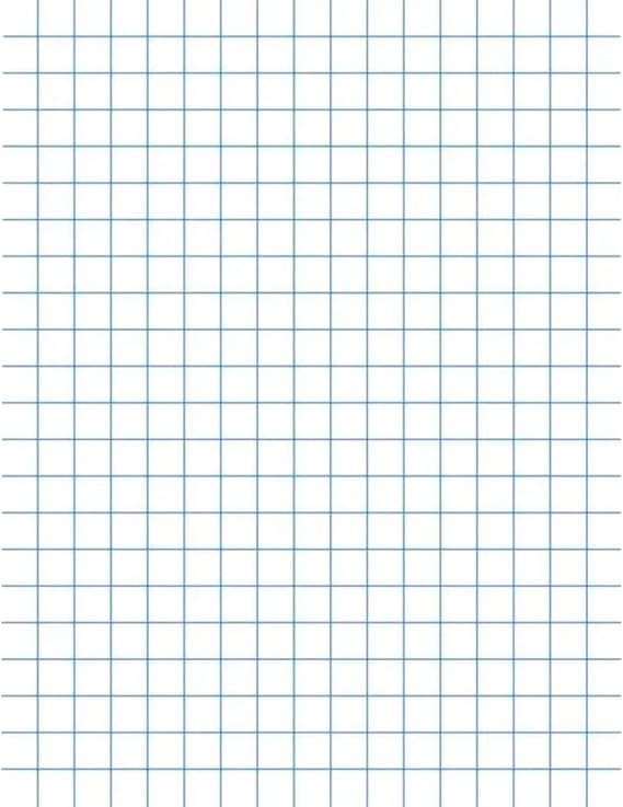 School Smart Graph Paper, 8-1/2 x 11 Inches, 1/4 Inch Rule, White, 500 Sheets
