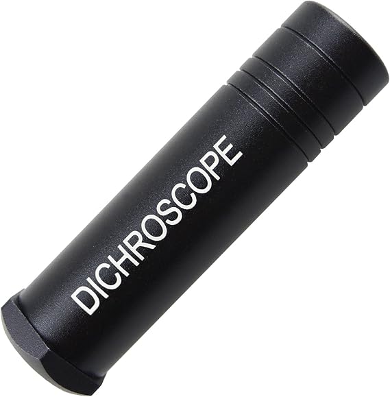 Handheld Heavy Duty Calcite Dichroscope, Trichoic Gem & Gemstones Gemological Testing, Jeweler Tool Metal Body Gemology 15mm Diameter Gemologist