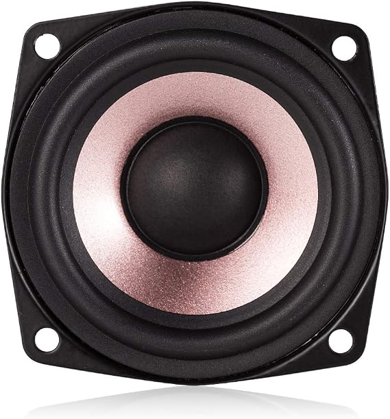 Douk Audio 1PC 2.5" inch 8 ohm Hi-Fi Desktop Full Range Speaker High Sensitivity Speakers for Home & Car Auidio 8-15W