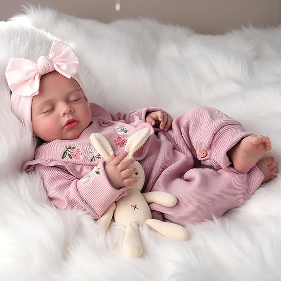 BABESIDE Reborn Baby Dolls Girl, 20 Inch Realistic Newborn Baby Doll