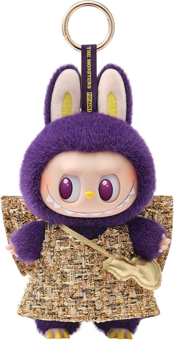 POP MART LABUBU Pronounce - Wings of Fortune Vinyl Plush Hanging Card,Toys for Modern Home Decor, Collectible Toy Set for Desk Accessories
