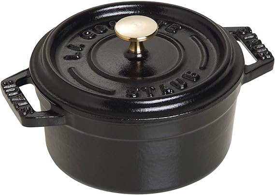 STAUB Mini Cocotte, Cast Iron, 10 cm, 0.25 L, Induction, Made in France