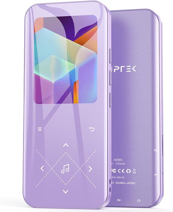 32GB AGPTEK MP3 Player Bluetooth 5.3 Official Japan Product & Domestic Certification 2.4-inch Large Screen Music Player Direct Recording Built-in Speaker FM Radio FM Recording Gift Present