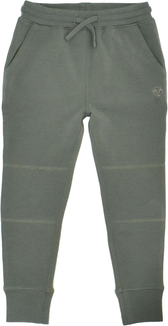 Woolino Merino Wool Kids Jogger Pants with Pockets, Super Soft and Cozy Sweatpants for Boys and Girls, All Season Comfort