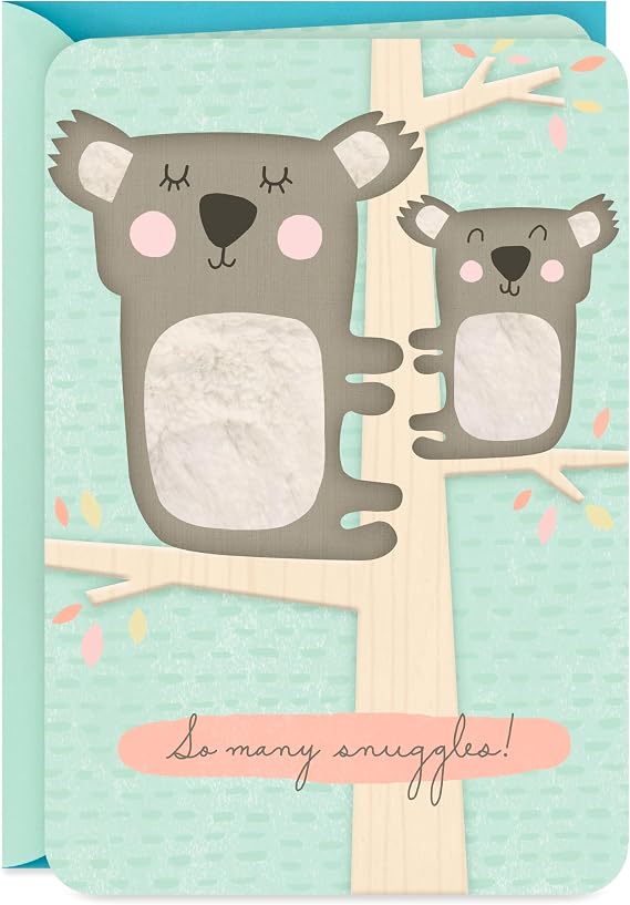 Hallmark Baby Shower Card for New Parents (Koalas, So Many Snuggles)