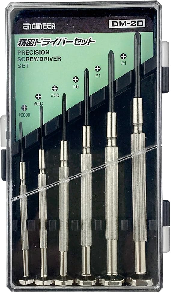 ENGINEER DM-20 Engineer + Precision Screwdriver Set, Set of 6