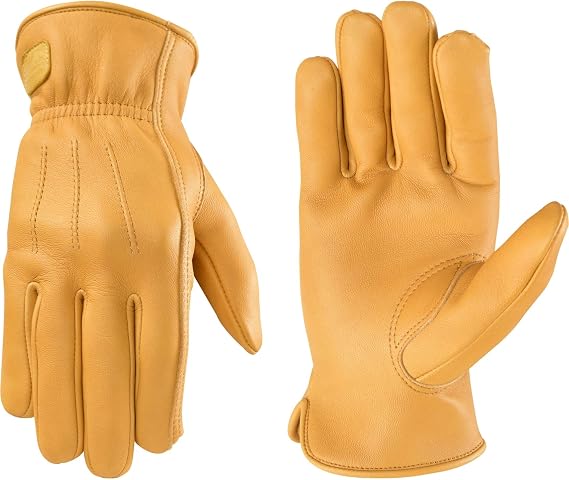 Wells Lamont Men's ComfortHyde Grain Leather Gloves