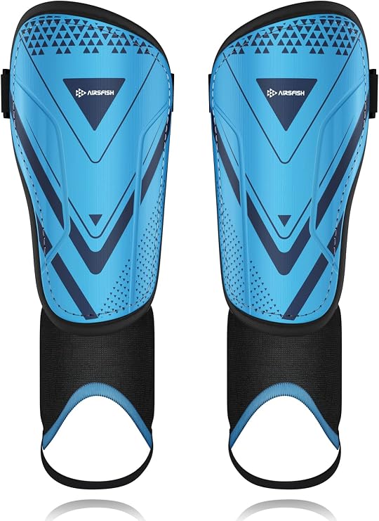 Soccer Shin Guards Pads for Kids Youth Adults CE&CPC Certified | Shin Guard Sleeves Protection Gear for Boys Girls Soccer Games EVA Cushion Reduce Shocks and Injuries (Medium, Black)