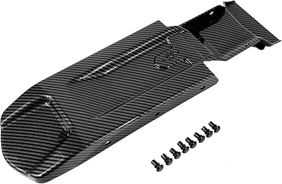 Rear Fender Inner Plate for Surron Light Bee X/S Segway X160/X260, Back Underseat Mudguard for Suron Dirt Bike, Imitation Carbon Fiber Sur Ron Accessories Sur-ron Parts(Water Transfer,Glossy)