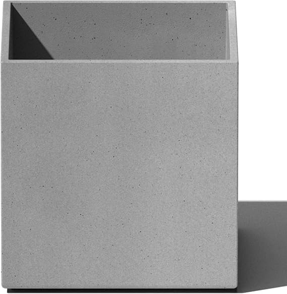Veradek Forma Series Cube Planter - Square Outdoor Tabletop Planter
