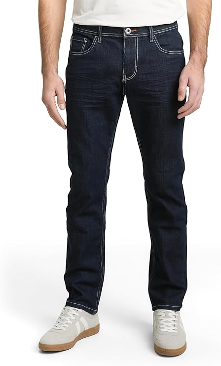 Tom Tailor Herren TTMARVIN Straight Jeans mit Stretch