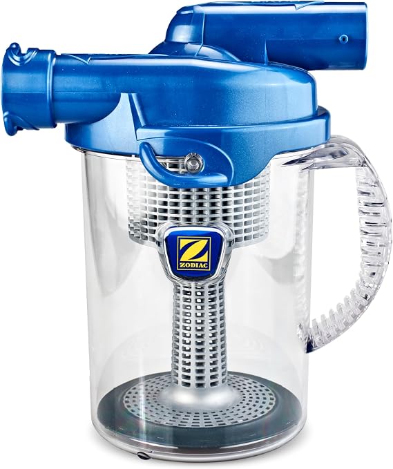 Zodiac Genuine Parts Cyclonic Leaf Catcher, Connects to Suction-Side Pool Cleaners to Capture Leaves & Other Debris, Universal Hose Connection Included
