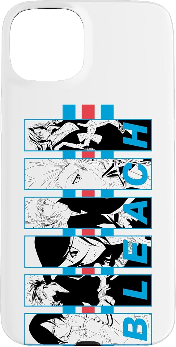 Bleach 5 Character Frames Anime Case for iPhone 15 Plus