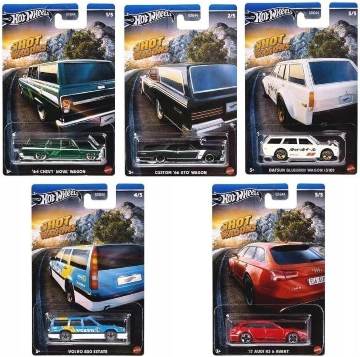 Hot Wheels 5'Li Araba Seti - Hwr56 Hot Wagons