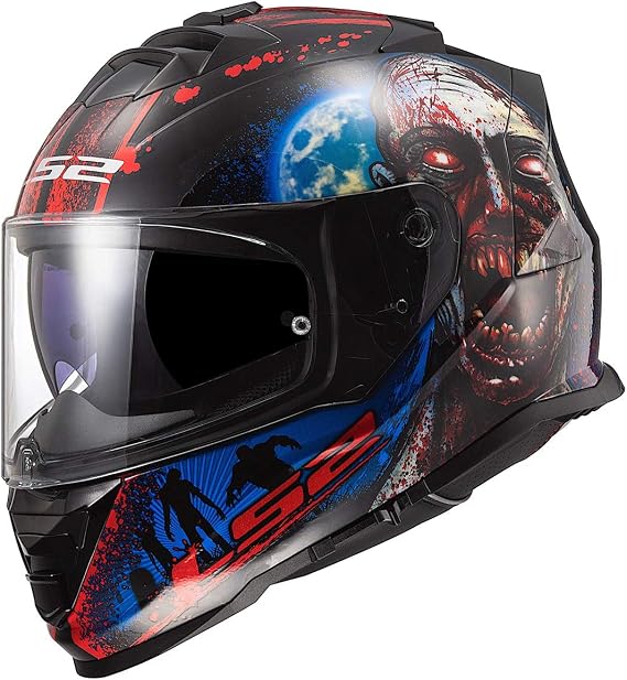 LS2 Helmets Assault Full Face Motorcycle Helmet W/ SunShield