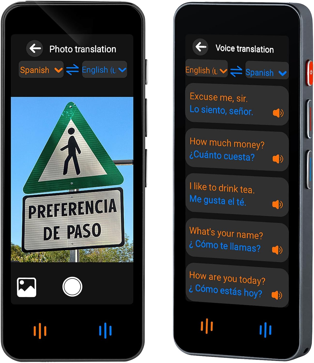 Language Translator Device - 2025 Instant Translator No Wifi Needed, Two Way Real-Time Voice Translation,Real Time 143 Languages WifiOfflinePhoto Support Mini-Dictionary for Business Travel Learning