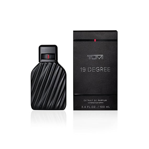 TUMI 19 Degree - Liquid Perfume Fragrance for Men - Bold & Woody Cologne with Leather & Amber Fragrance Notes - 3.4 Fl Oz