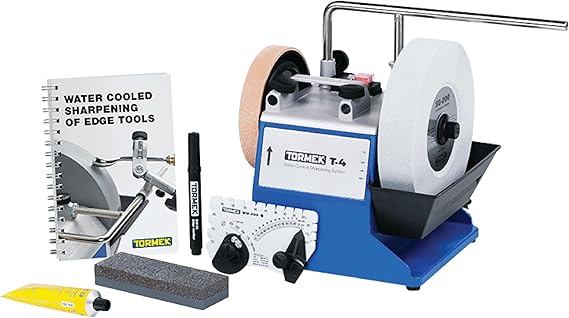 Tormek T-4 Compact Water Cooled Sharpening System for Edge Tools US Version English Handbook