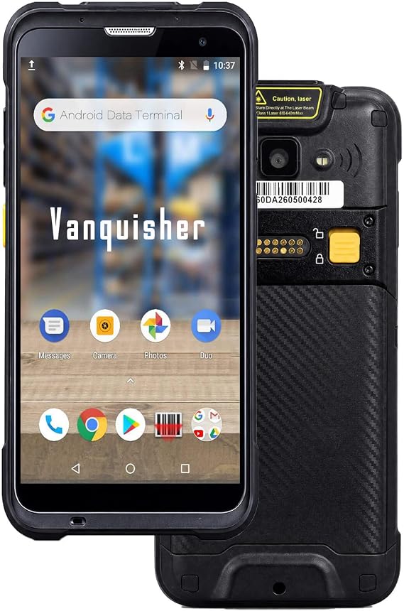 Vanquisher Android Barcode Scanner H66, Zebra SE4710 1D & 2D Bar Code Scan Engine Enterprise Handheld Mobile Computer, Wi-Fi 6 & 4G, 2.4m Drop-Resistant, Upgradable to Android 16