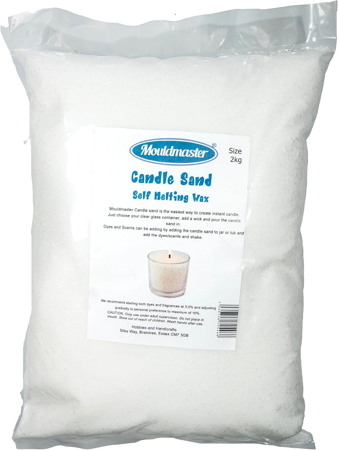 Mouldmaster Candle Sand Wax Granules Self Melting Wax 2Kg