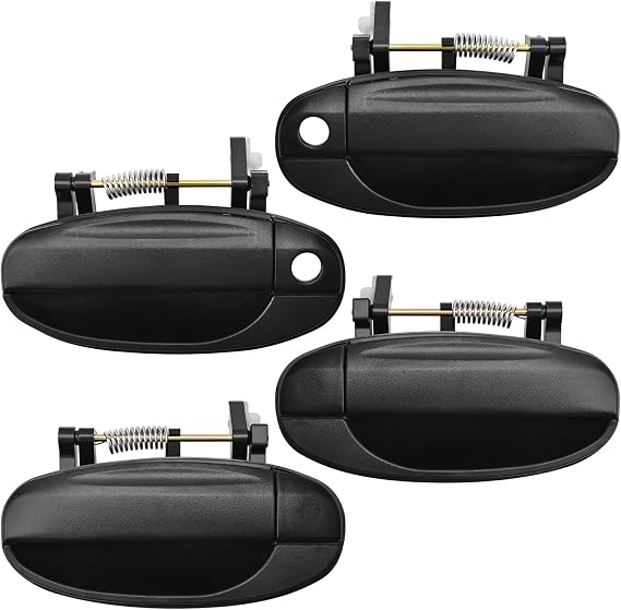 Exterior Door Handles Compatible with Chevy Aveo 2004-2008 Aveo5 2009-2011 Replace 96541632 1311174, 4 Pcs Driver and Passenger Side