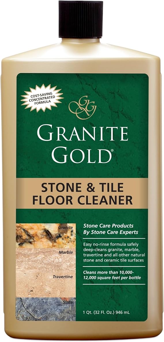 Granite Gold Stone & Tile Floor Cleaner, Concentrated, 32 oz