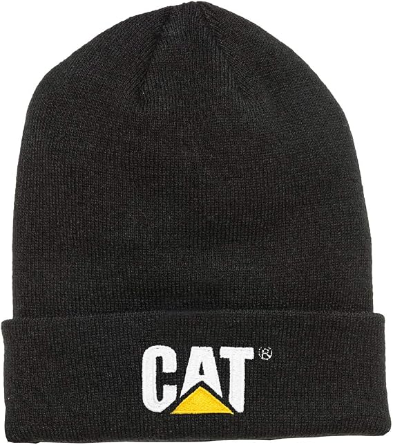 CAT Mens Cat Label Cuff Beanie
