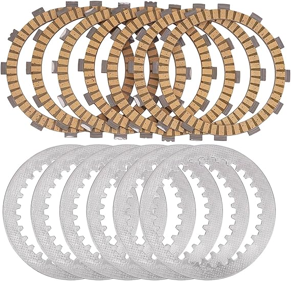 Motorcycle Paper Based/Bakelite Steel Clutch Friction Plates For Yam* XT660R XT660X 25KW XT660Z Tenere XVS650 Drag Star(Paper Based Kit)