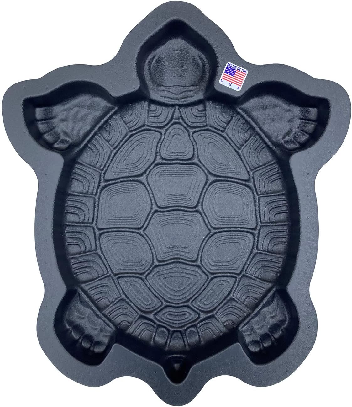 AUTUMN DIY Non-Slip Stepping Stones - Concrete Walkway Turtle Statue Mold, Textured for Garden Decor, Made in USA