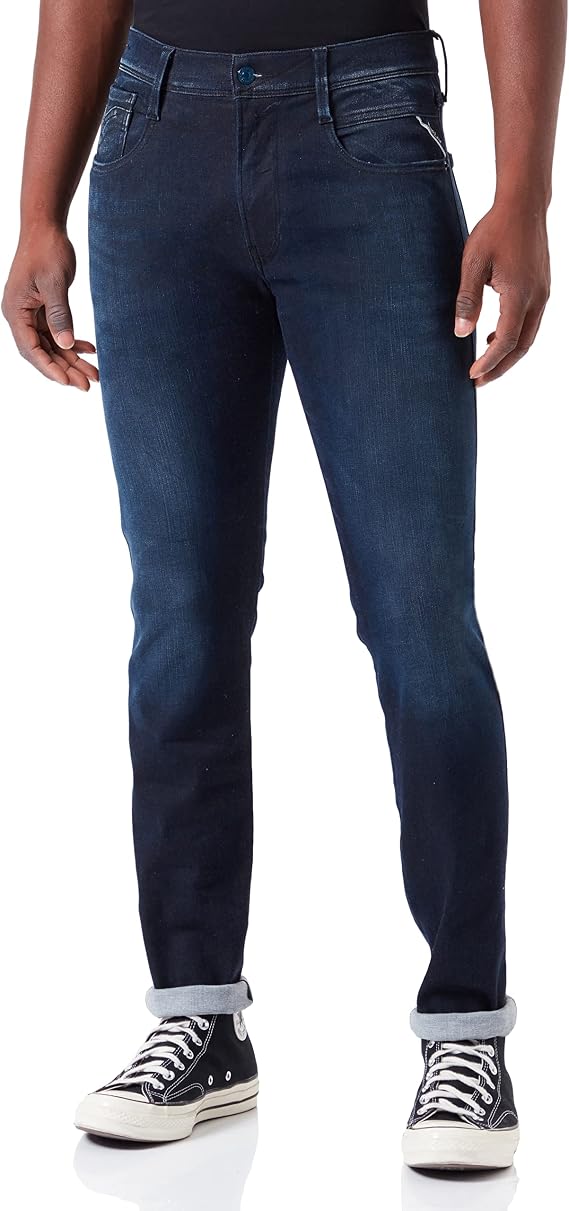 Replay Men's Anbass Forever Blue Jeans, 007 Dark Blue, 32W x 32L