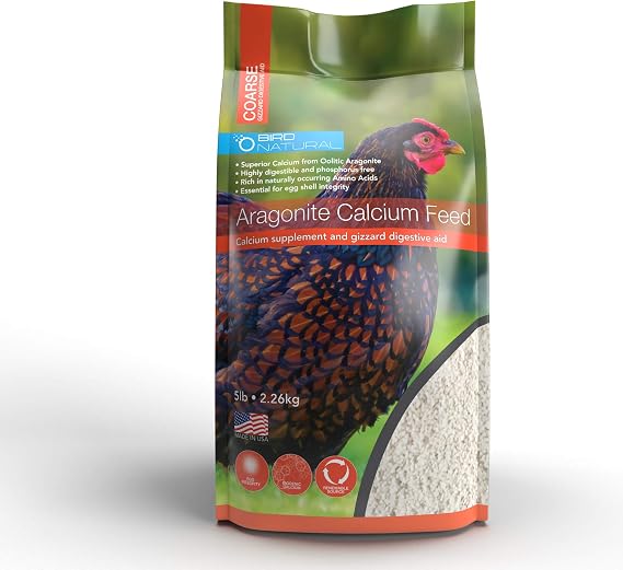 Aragonite Chicken Calcium Feed, COARSE