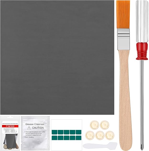 Nuanchu GPU Phase Change PTM7950 Thermal Pad, 80x80x0.2mm