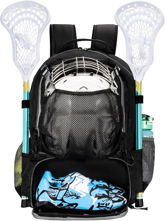 Lacrosse Bag, Lacrosse Backpack with Stick Holder