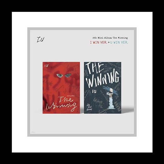 KPOP IU The Winning 6th Mini Album Random Version CD+148p PhotoBook+1p Accordion PhotoCard+1p Mugshot PhotoCard+1ea Puzzle PostCard+3ea Logo Sticker+1p Hidden Message Card+3p PhotoCard+Tracking Seale