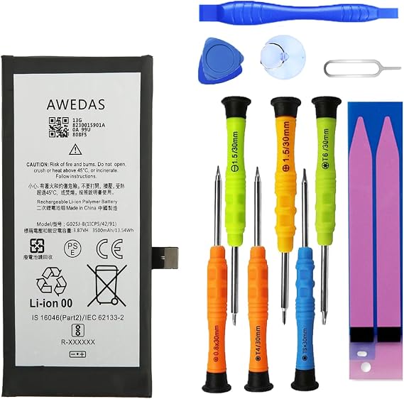 Replacement Battery for G025J-B Battery Compatible for Google Pixel 4A G025J G025N GA02099 G025JB Battery and Tool Kits