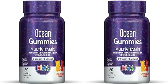 Orzax Ocean Smart Gummies Multivitamin Çiğ. Jel Form (2 paketi)