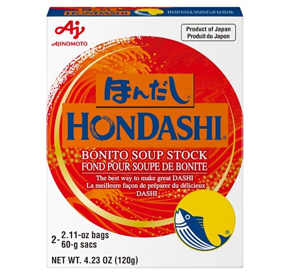 Ajinotmoto HONDASHI Bonito Soup Stock, 4.23 oz Box (Pack of 1)