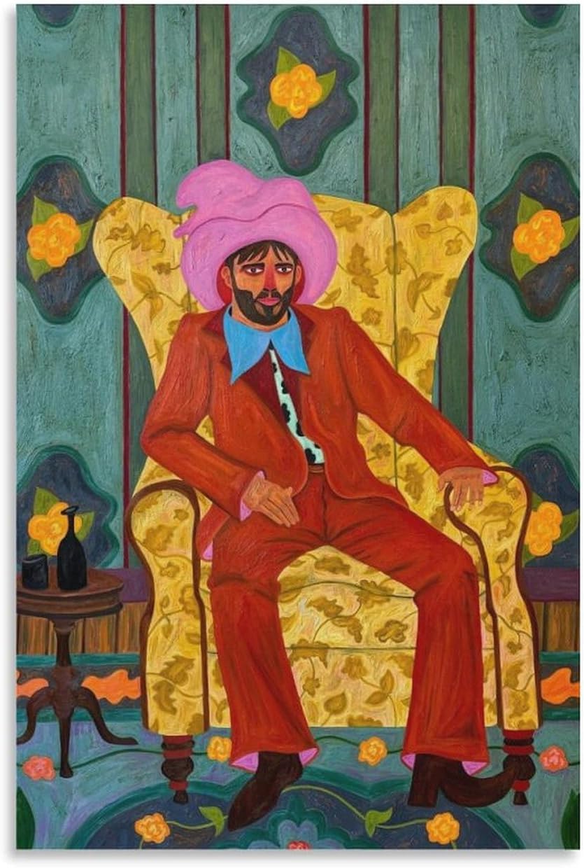 silanod Ben Crase Portrait Oil Painting Poster Canvas Wall Art Posters For Room Aesthetic And Decor 3 Poster For Bedroom Living Room Bathroom Kitchen Office Decor 12x18inch30x45cm Unframe-style
