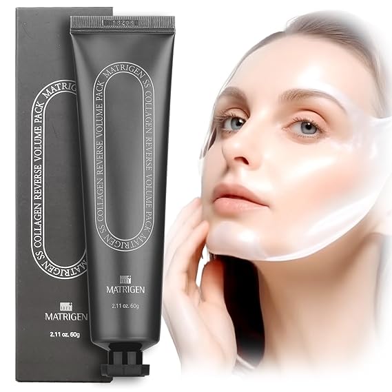 Matrigen SS Collagen Reverse Volume Peel Off Face Mask Pack - Collagen Face Mask, Hydrolyzed Collagen 380 Dalton, Korean Skin Care, Facial Mask, K Beauty Skincare