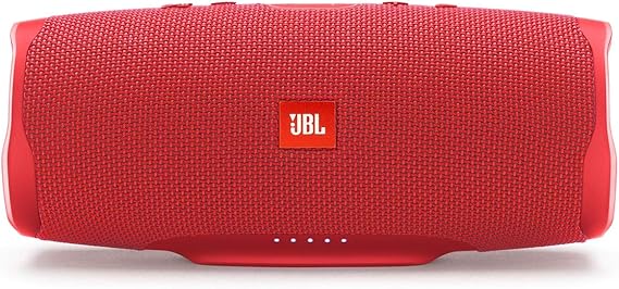 JBL Charge 4 - Waterproof Portable Bluetooth Speaker - Red | Wireless Bluetooth Streaming, Up to 20 hours of playtime, IPX7 waterproof, JBL Connect, Durable fabric and rugged material