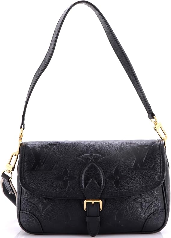 Pre-Loved Diane NM Handbag Monogram Empreinte Giant, Black