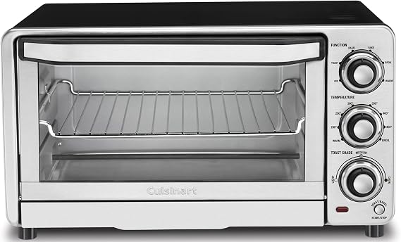 Cuisinart Toaster Oven Broiler, 1800W Countertop Design, 0.5 cu. ft.